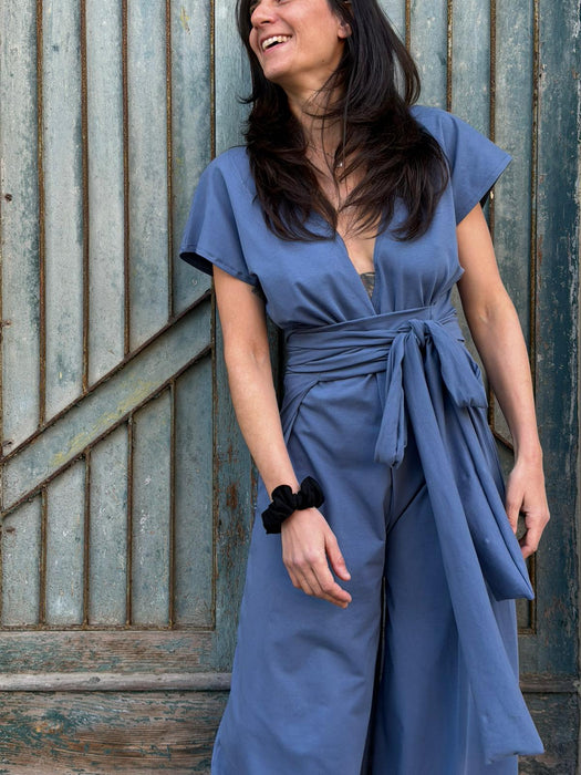 Tuta Magda azzurro polvere