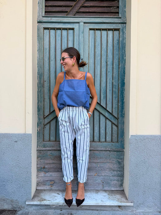 Pantaloni Asia a righe