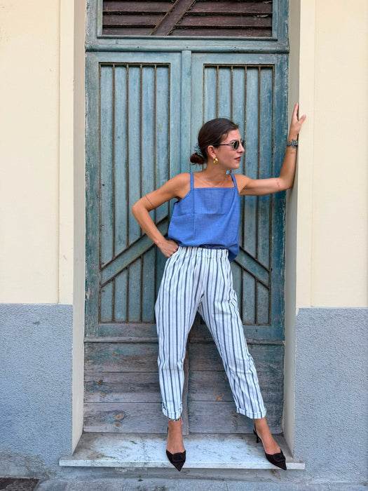Pantaloni Asia a righe