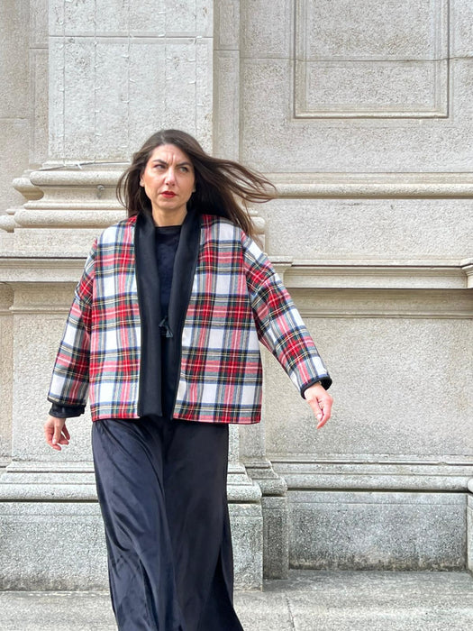 Abito Cristiana lungo in velluto nero