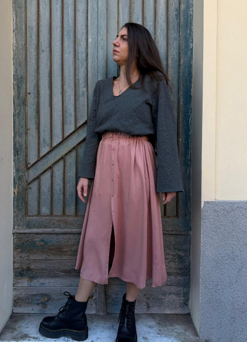 Maglia Frida verde/grigio