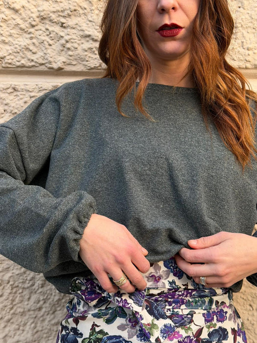 Maglia Vittorio verde/grigio