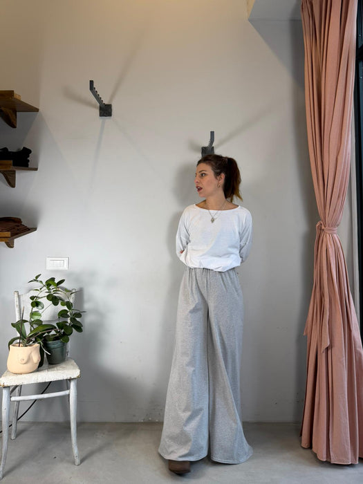 Pantaloni Corrado grigio chiaro mélange