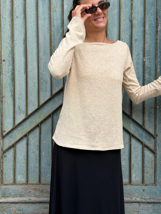 Maglia Cristiana beige/sabbia