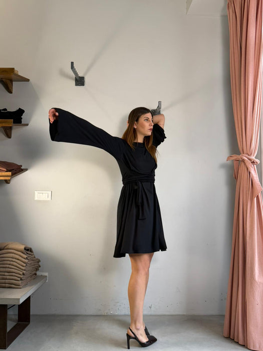 Abito Osvaldo corto nero