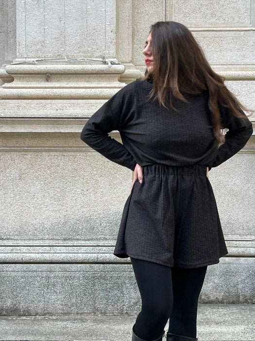 Maglia Deborah in lana spigata