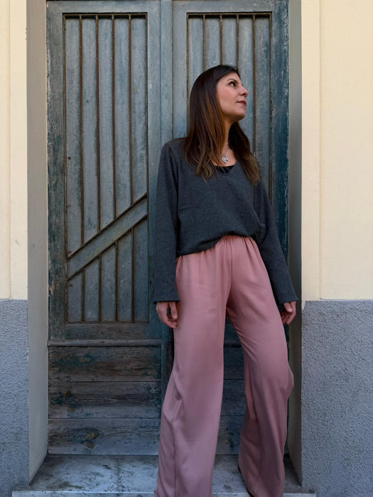 Maglia Frida verde/grigio