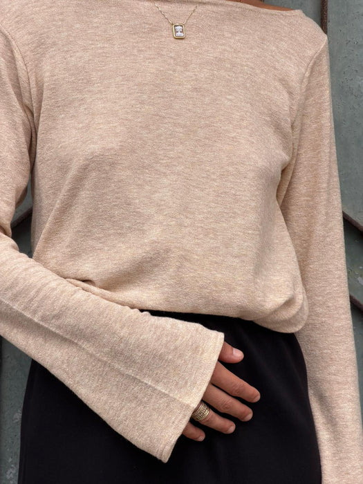 Maglia Cristiana beige/sabbia