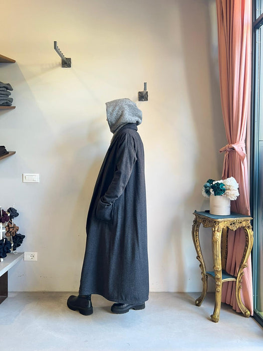 Cardigan Marinella lungo antracite