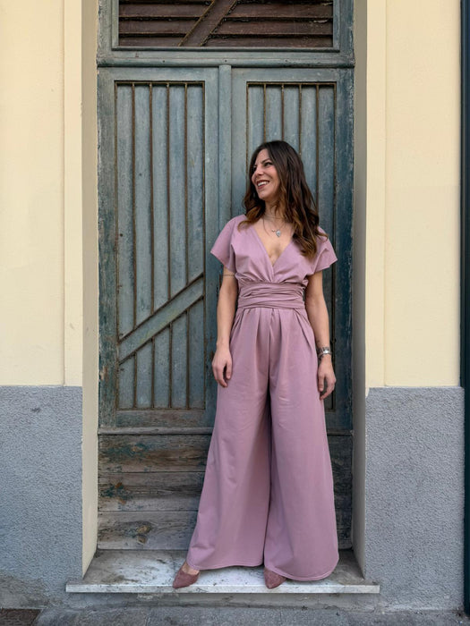 Tuta Magda rosa malva